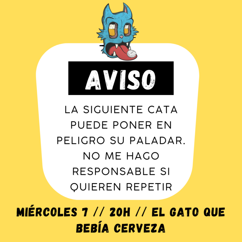 El gato que bebía cerveza