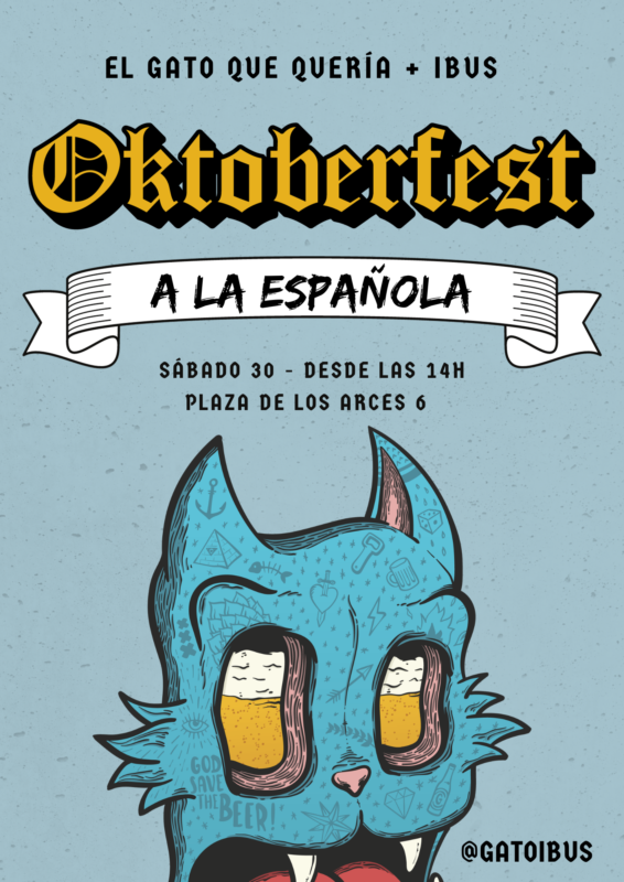 El gato que bebía cerveza