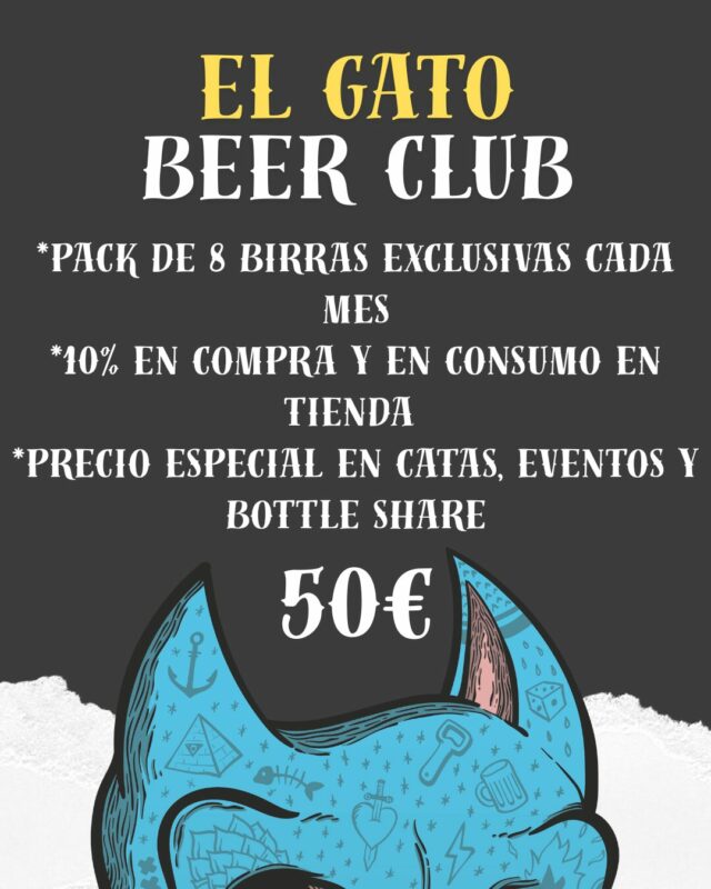 El gato que bebía cerveza